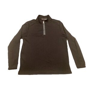 Tommy Bahama Island Zone Woman’s Small black Black Quarter-Zip Pullover